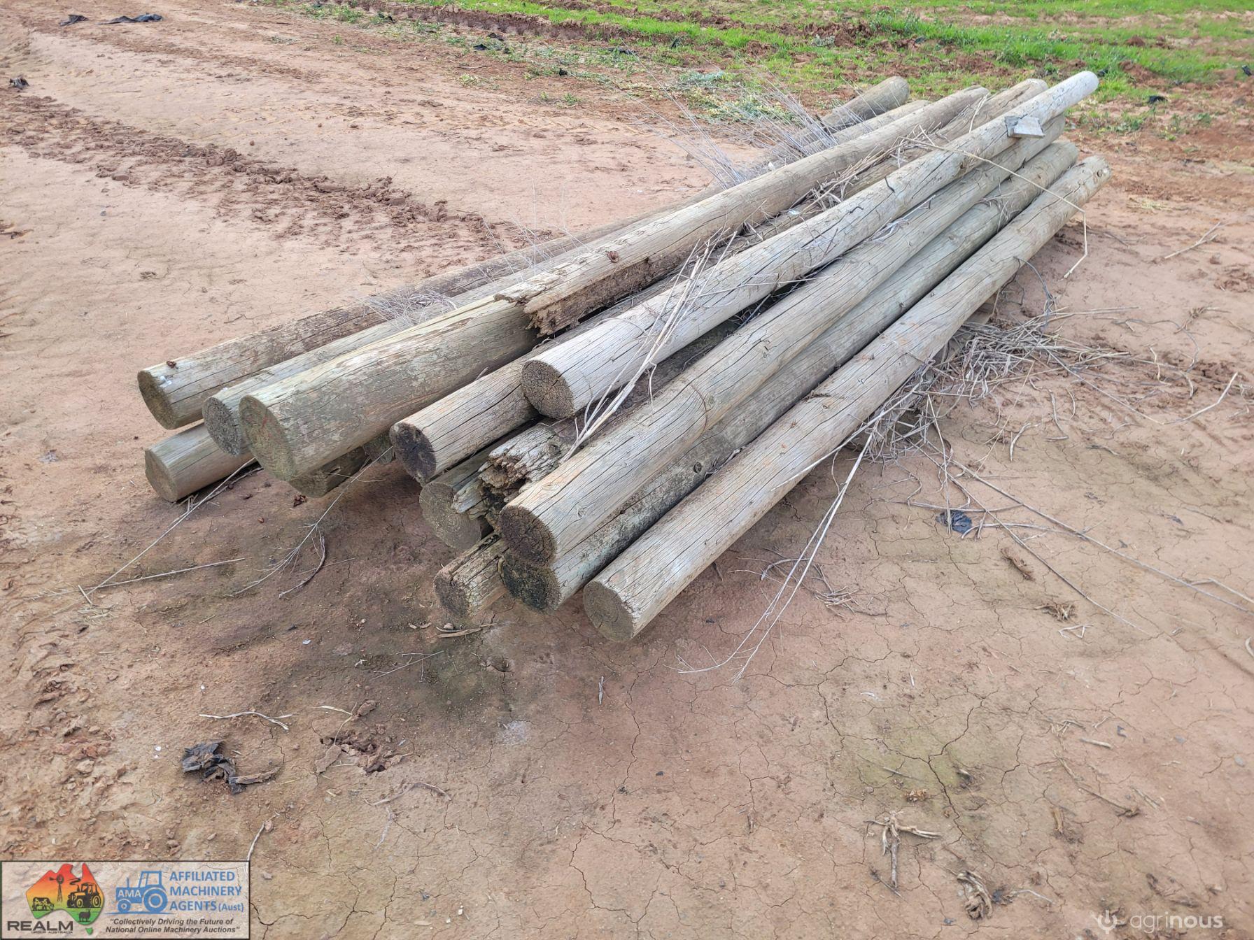 18x 12ft Pine Poles (Used) - photo 5