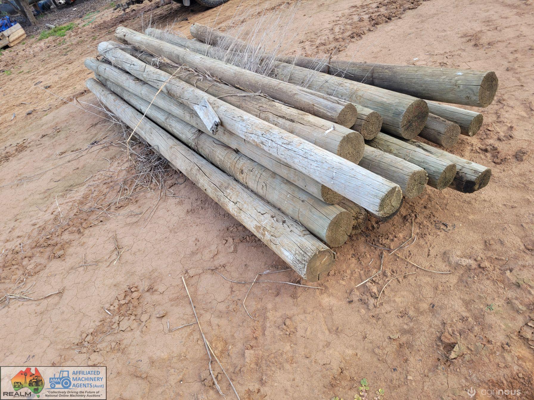 18x 12ft Pine Poles (Used) - photo 2