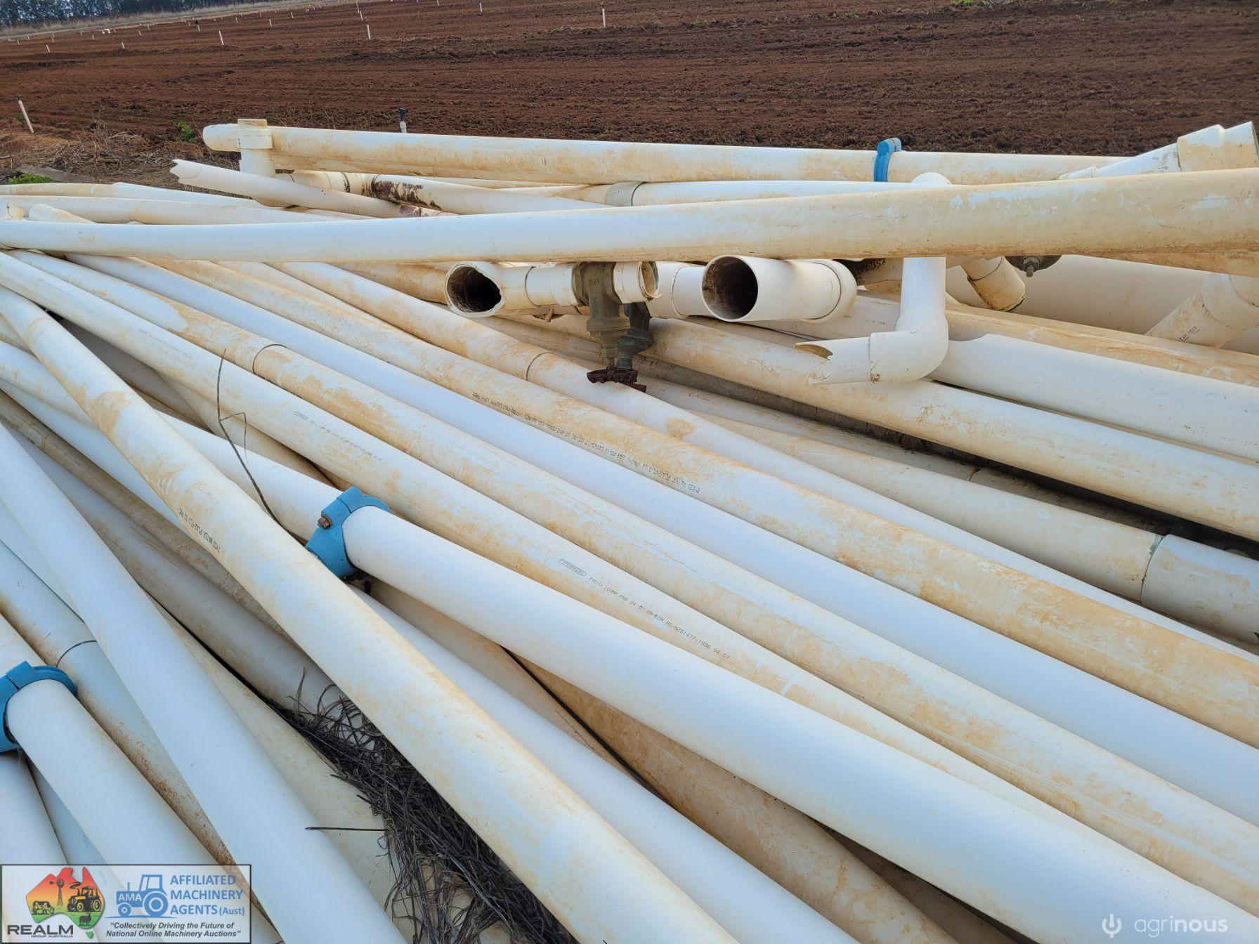 Class 6 ~ 4" Used PVC Irrigation Pipes