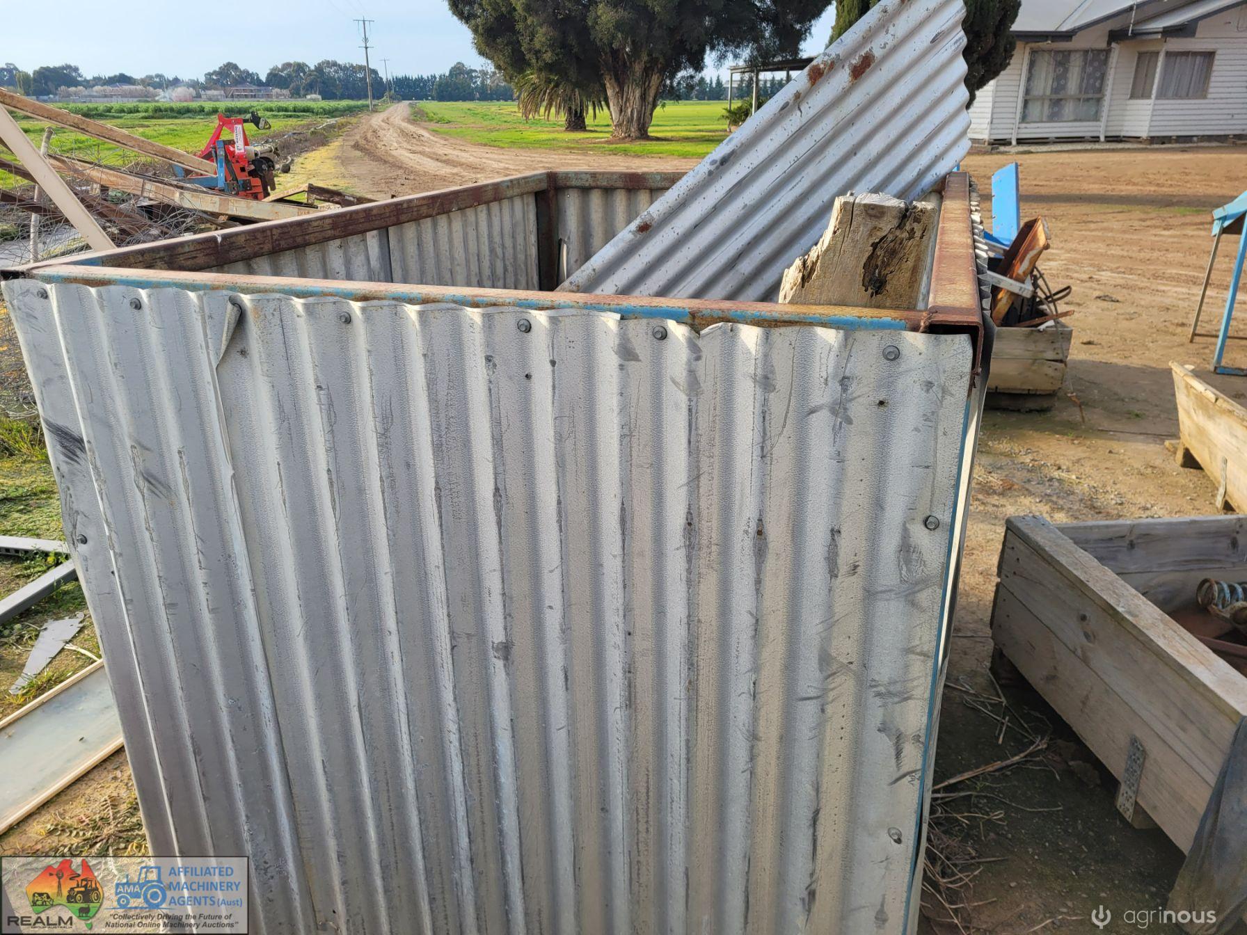 2x Steel Frame Storage Bins - photo 2