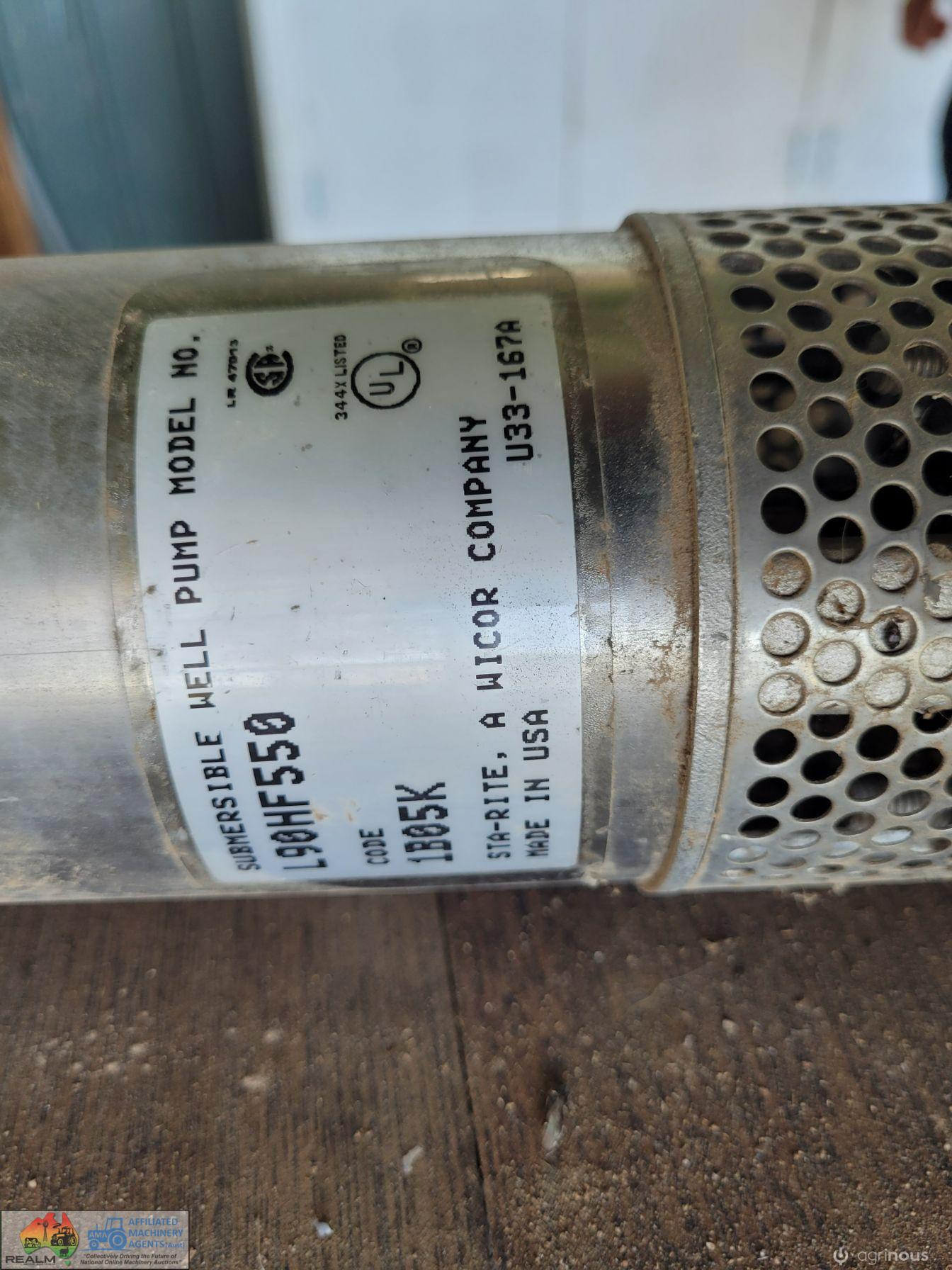 Star-Rite L90 HF550 Submersible Electric Bore Pump (New) - photo 5