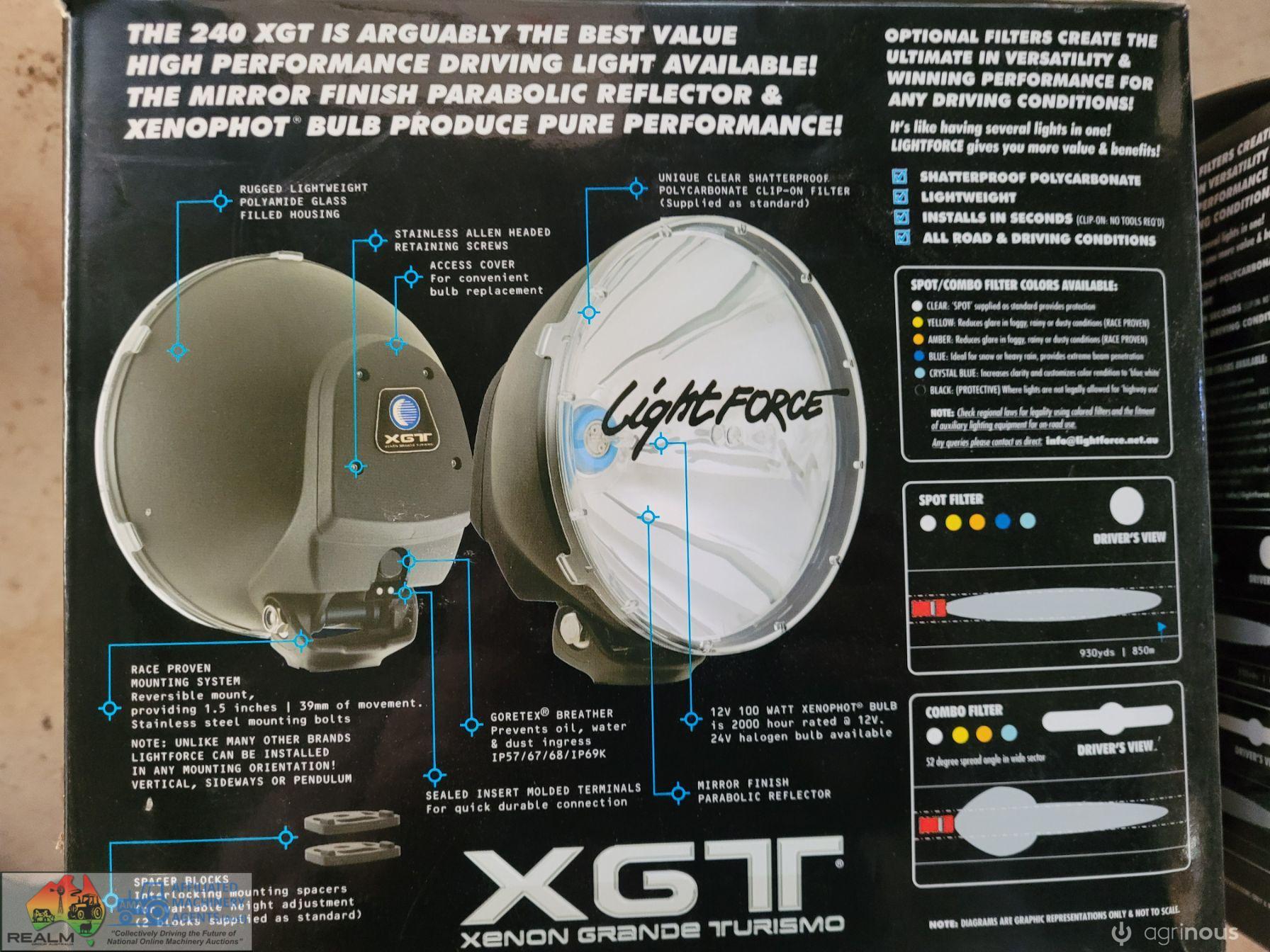 2x Lightforce XGT Xenon Grand Turismo Truck Driving Lights (New) - photo 4
