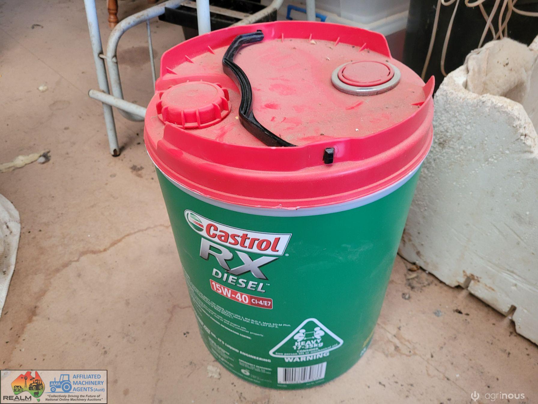 New 20ltr Drum Castrol RX 15w-40 Diesel Eng. Oil - photo 3