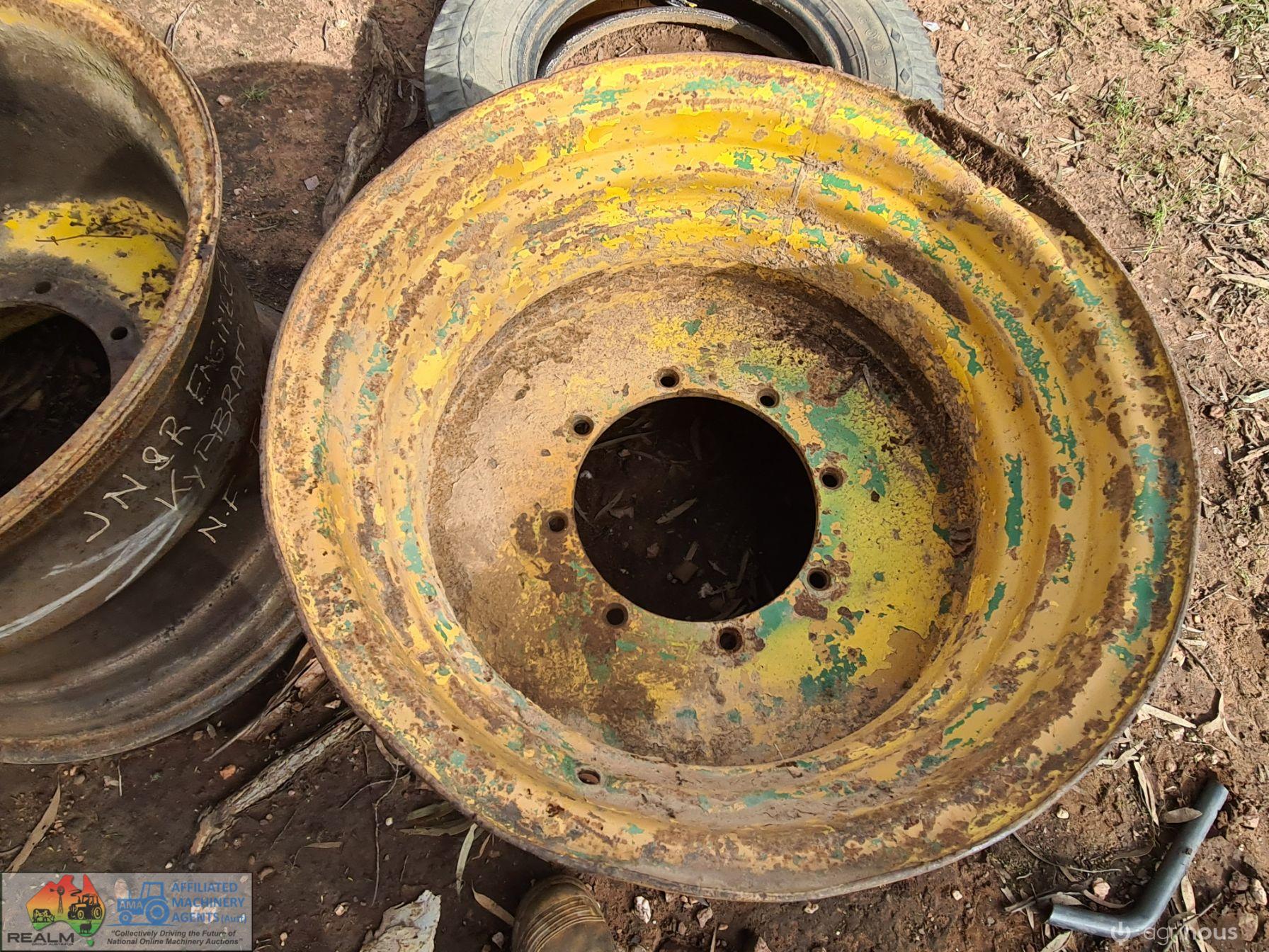 26" Steel Tractor Rims (x2) - photo 2