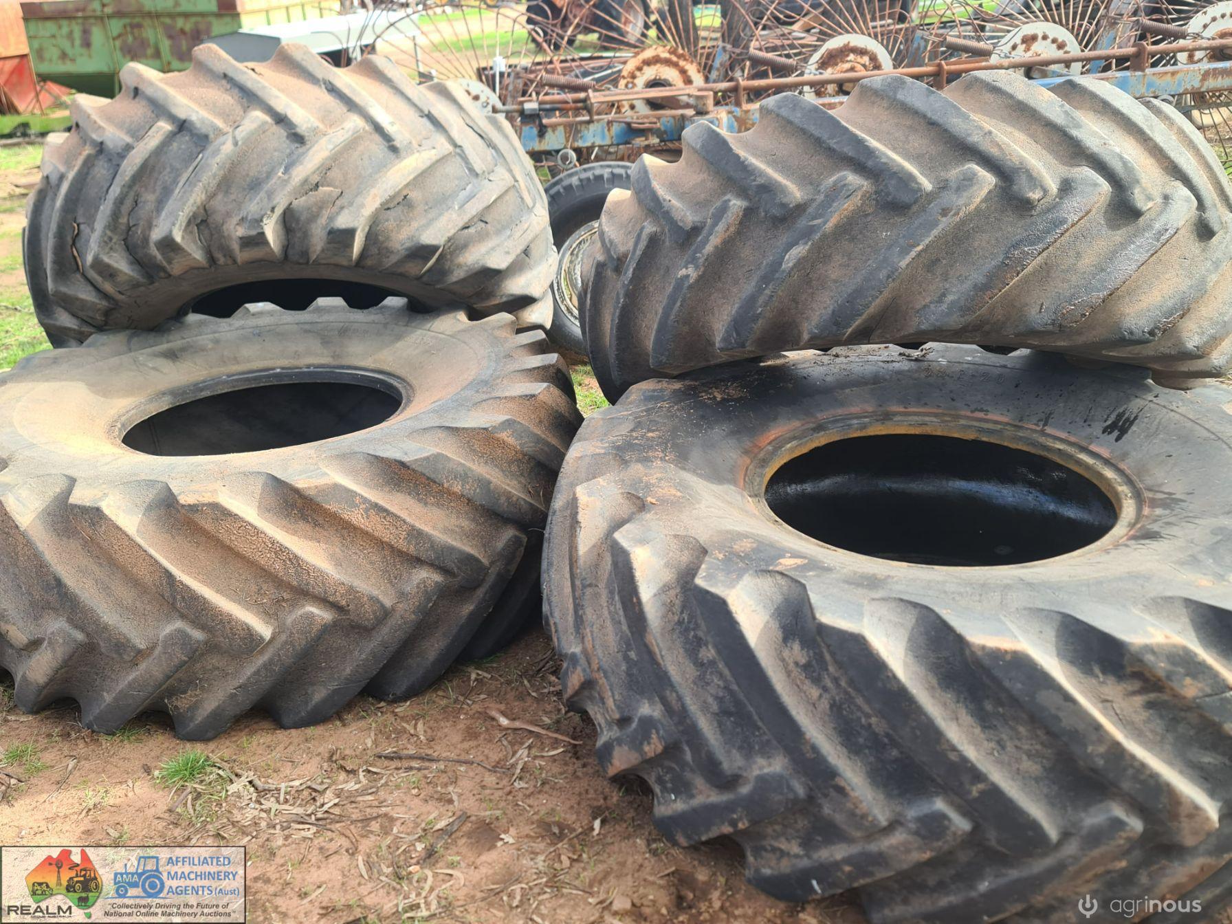 4x Tractor Tyres (23.1 x 26)