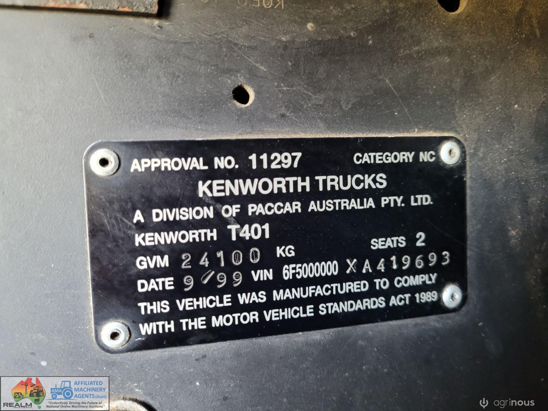 1999 Kenworth T401 Prime Mover ~ Road Train Rated - photo 18