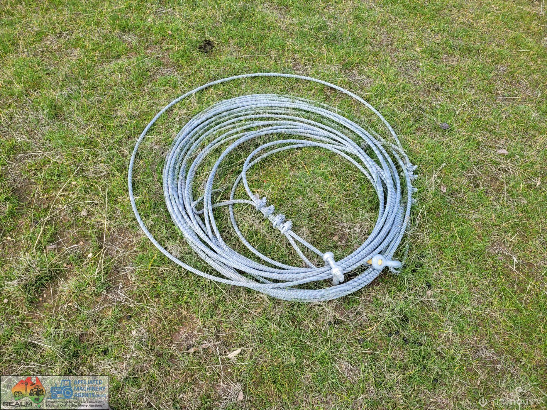 50m New Galv 10mm Tow Cable with D-Shackles - photo 3
