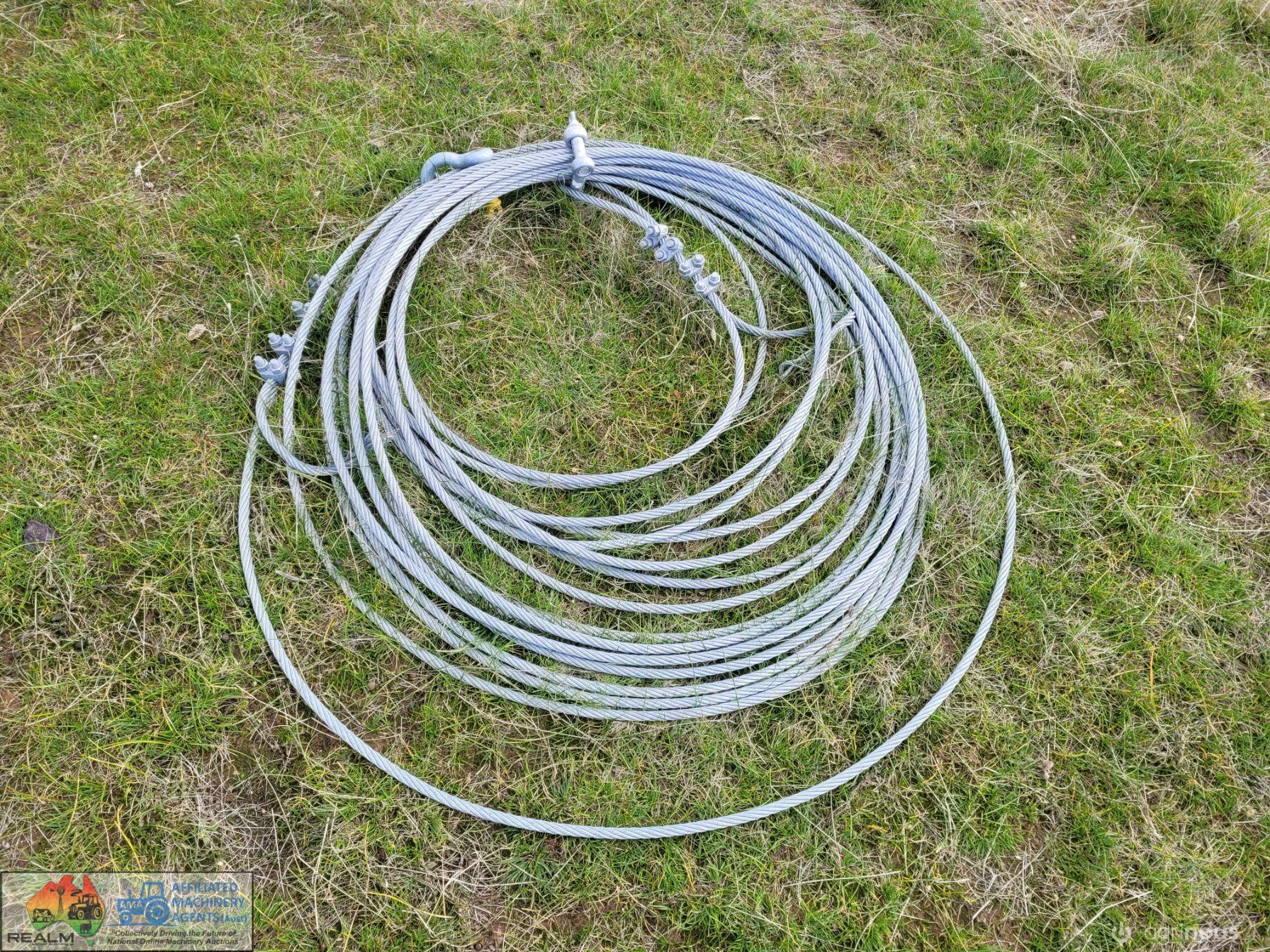 50m New Galv 10mm Tow Cable with D-Shackles - photo 4