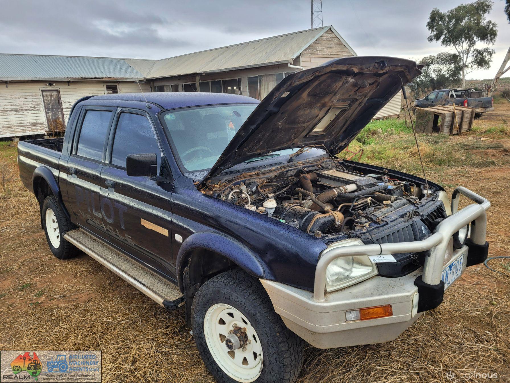 2005 Blue Triton 4x4 Dual Cab Ute