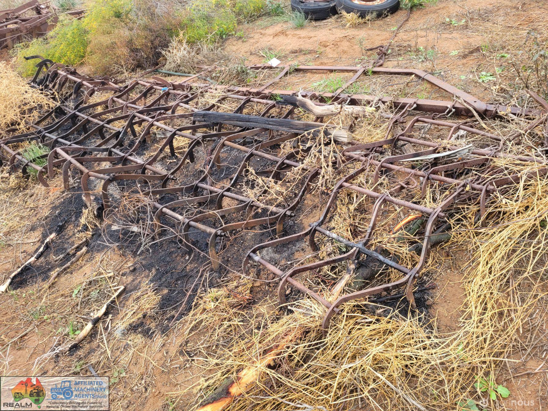 16ft Stump Jump Covering Harrows (6 Leaf) +2 Wheels