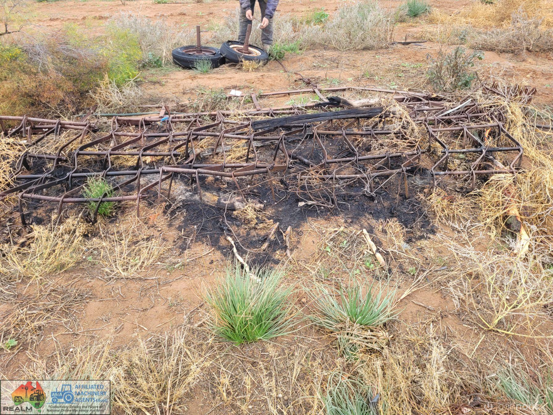 16ft Stump Jump Covering Harrows (6 Leaf) +2 Wheels - photo 3