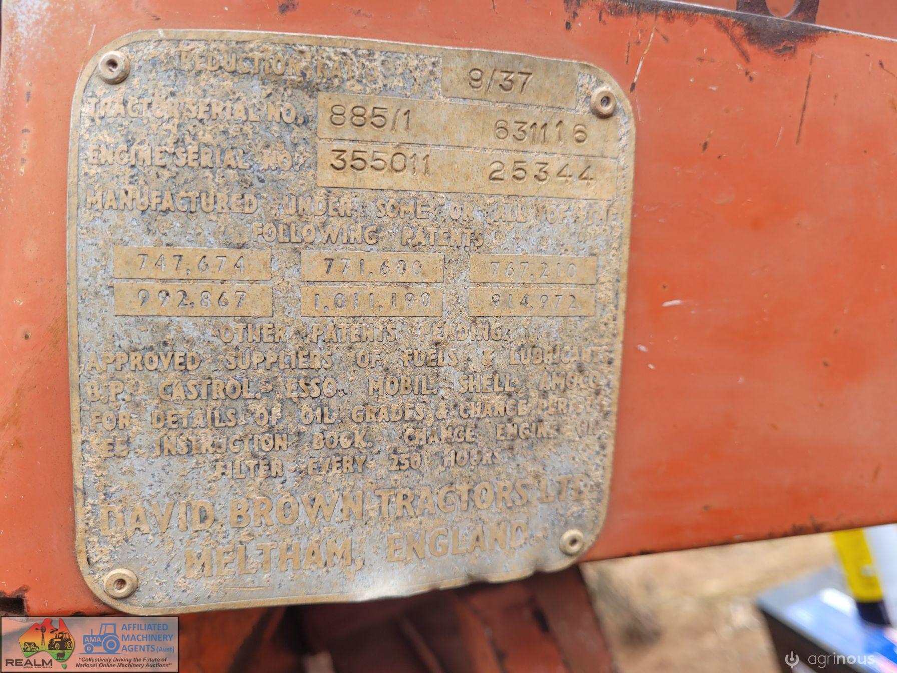David Brown 885 Tractor - photo 5
