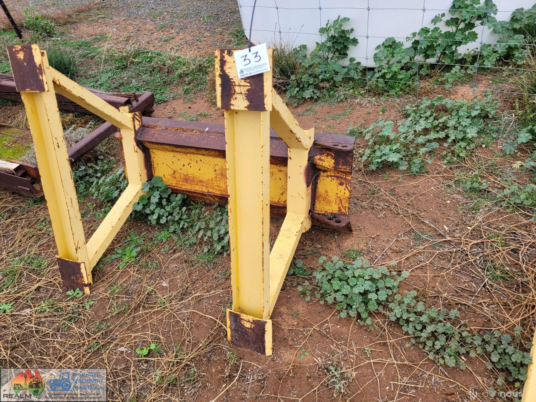 2x Solid Steel Workhorse/Platform Stands (4ft Long) - photo 3