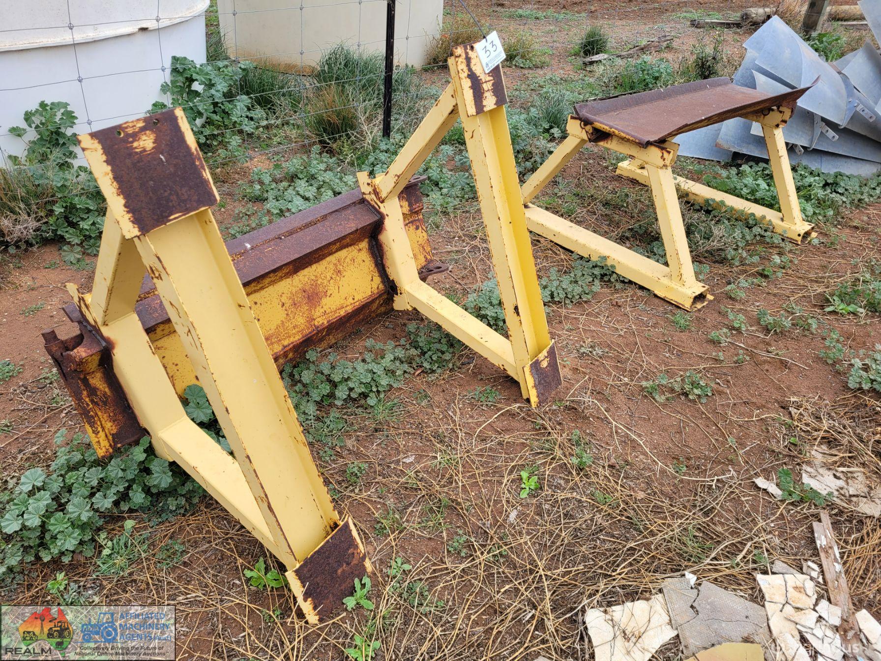 2x Solid Steel Workhorse/Platform Stands (4ft Long) - photo 2