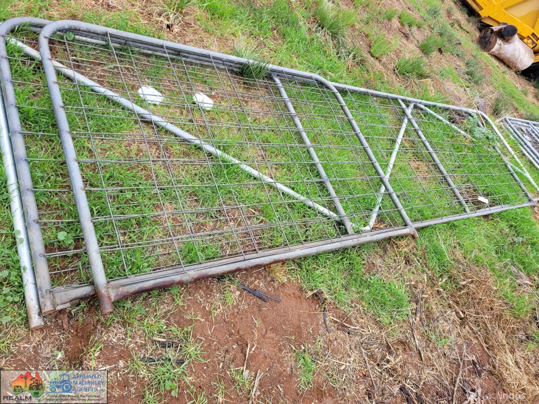 3x Weldmesh Gates ~ 6ft, 14ft & 16ft