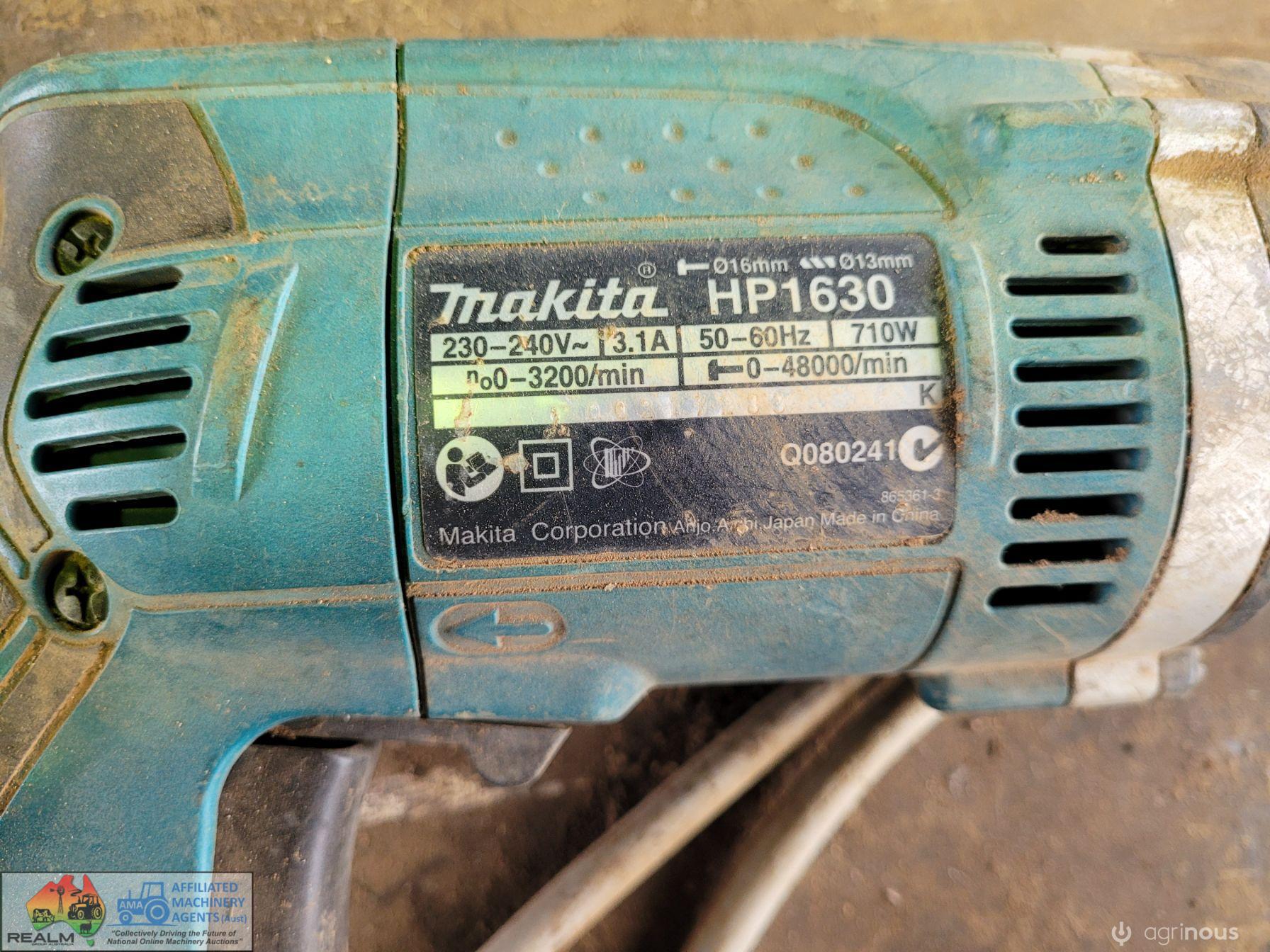 Hitachi 2sp Industrial Drill & Makita Hammer Drill - photo 3