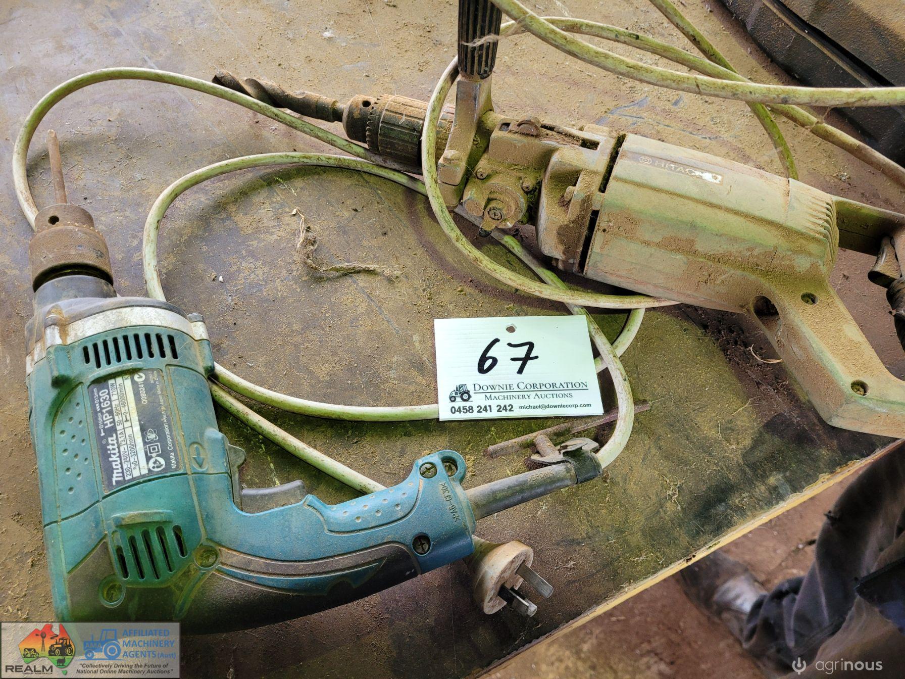 Hitachi 2sp Industrial Drill & Makita Hammer Drill - photo 5