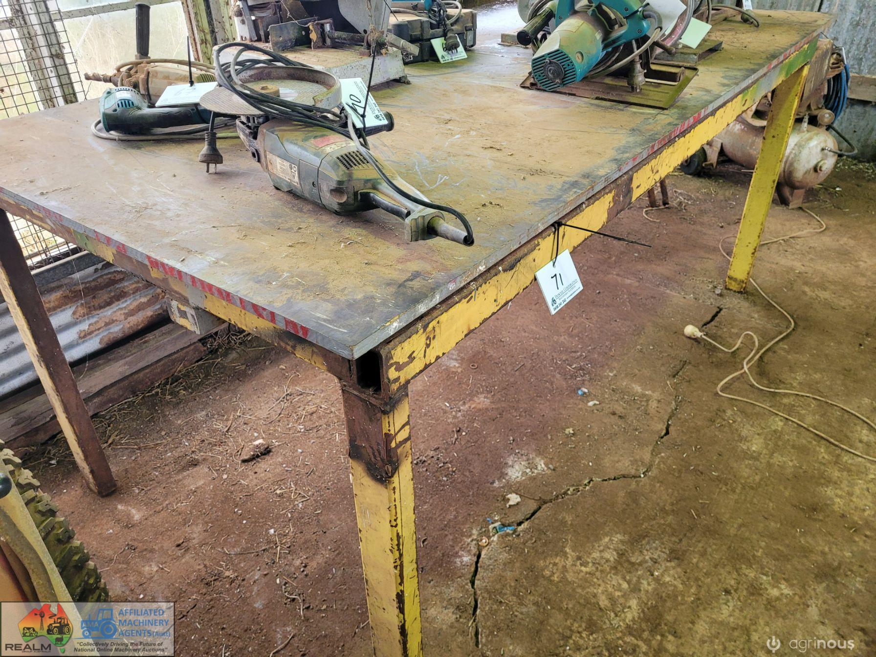 Steel Frame W/shop Bench with Marine Ply Top (1200 x 2400) - photo 2