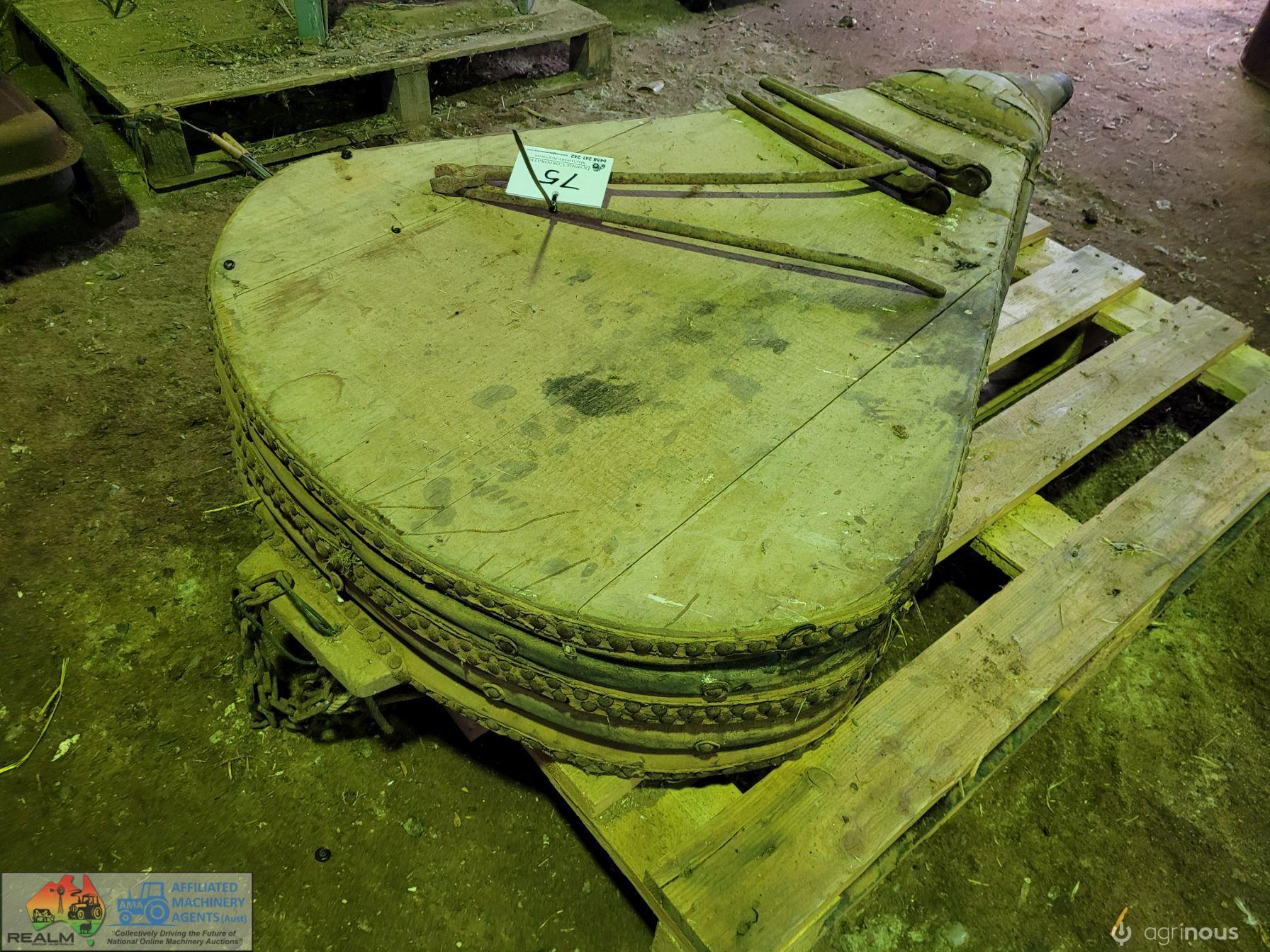 Large Antique Blacksmith's Bellows - photo 7