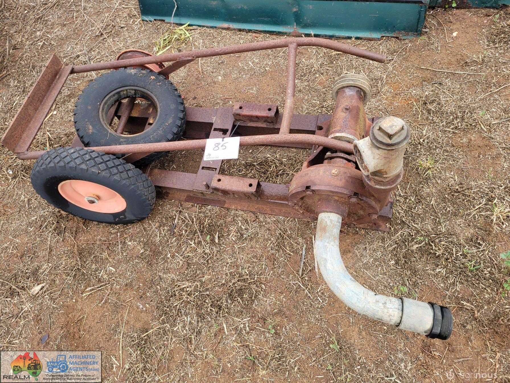 Bagging Trolley with Solid Tyres & Seized 2" Pump - photo 2