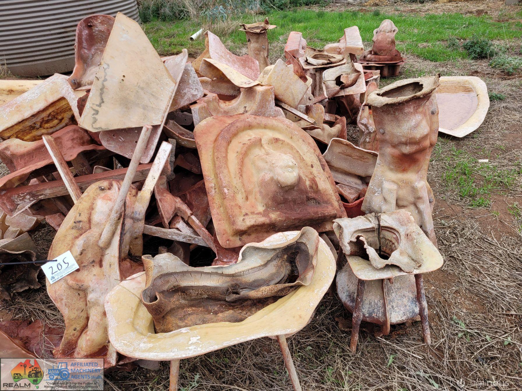 Numerous & Various Garden Ornament Moulds
