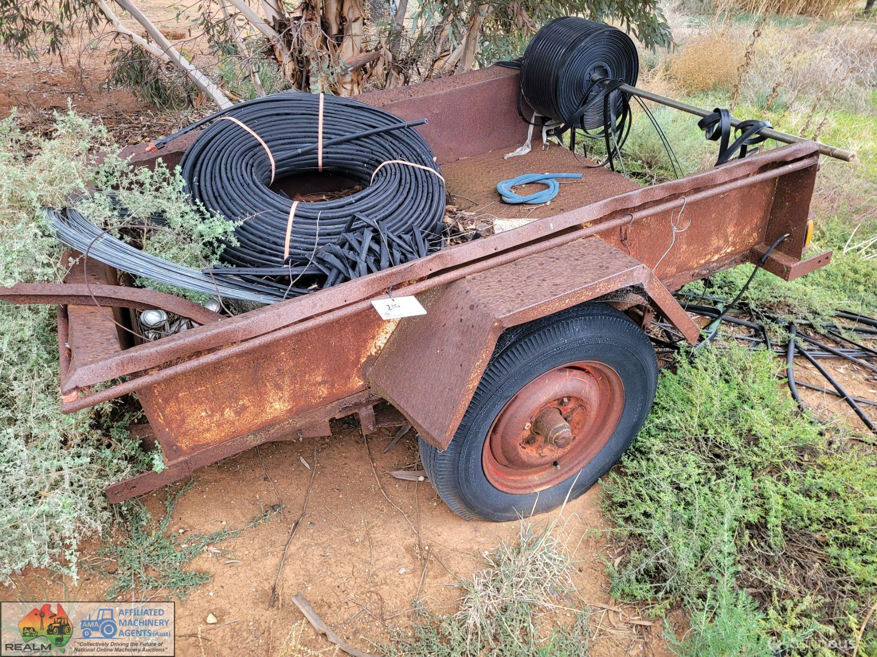 6x4 Steel Trailer & Contents - photo 5