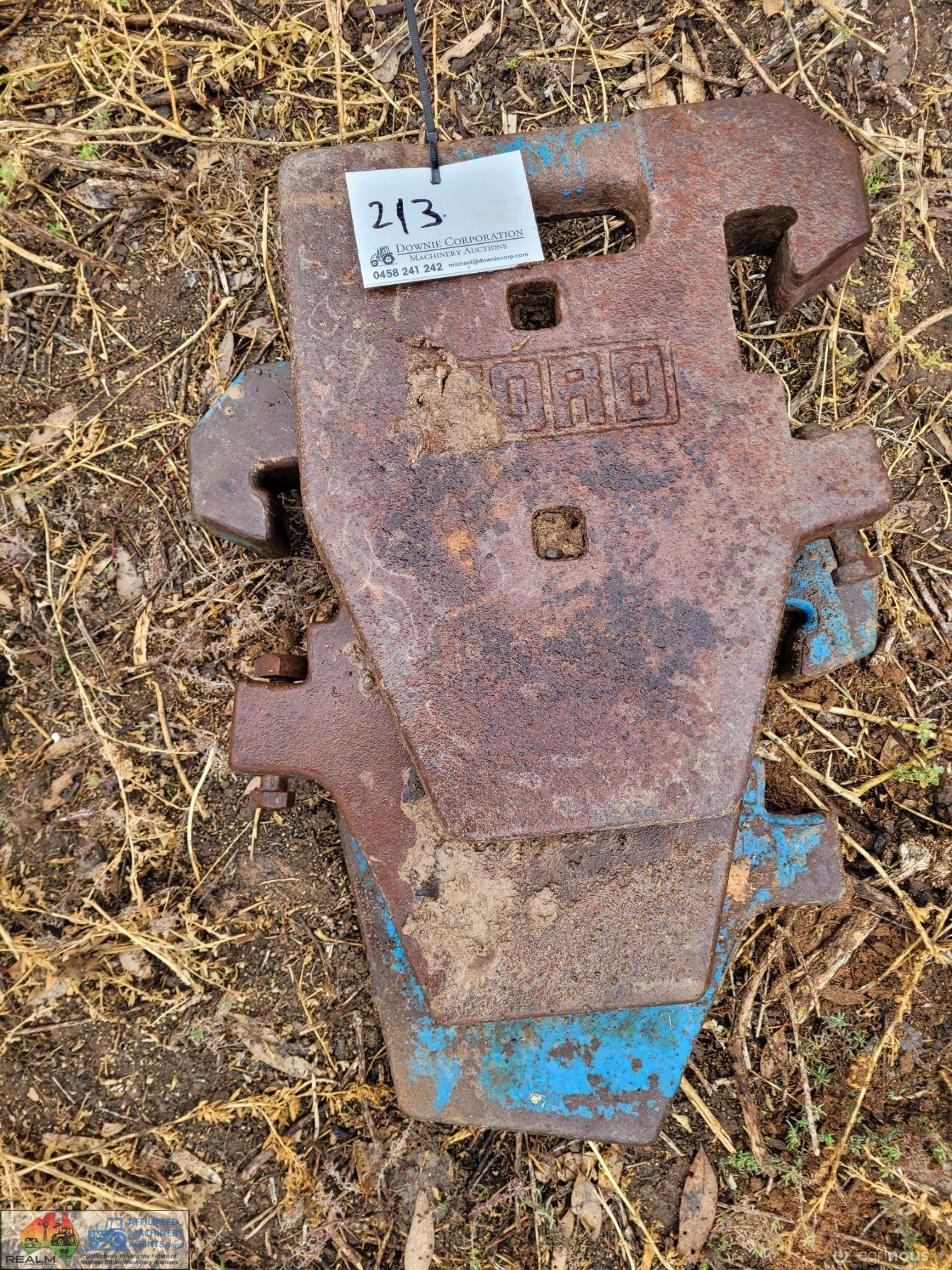 6x Ford Tractor Weights - photo 3