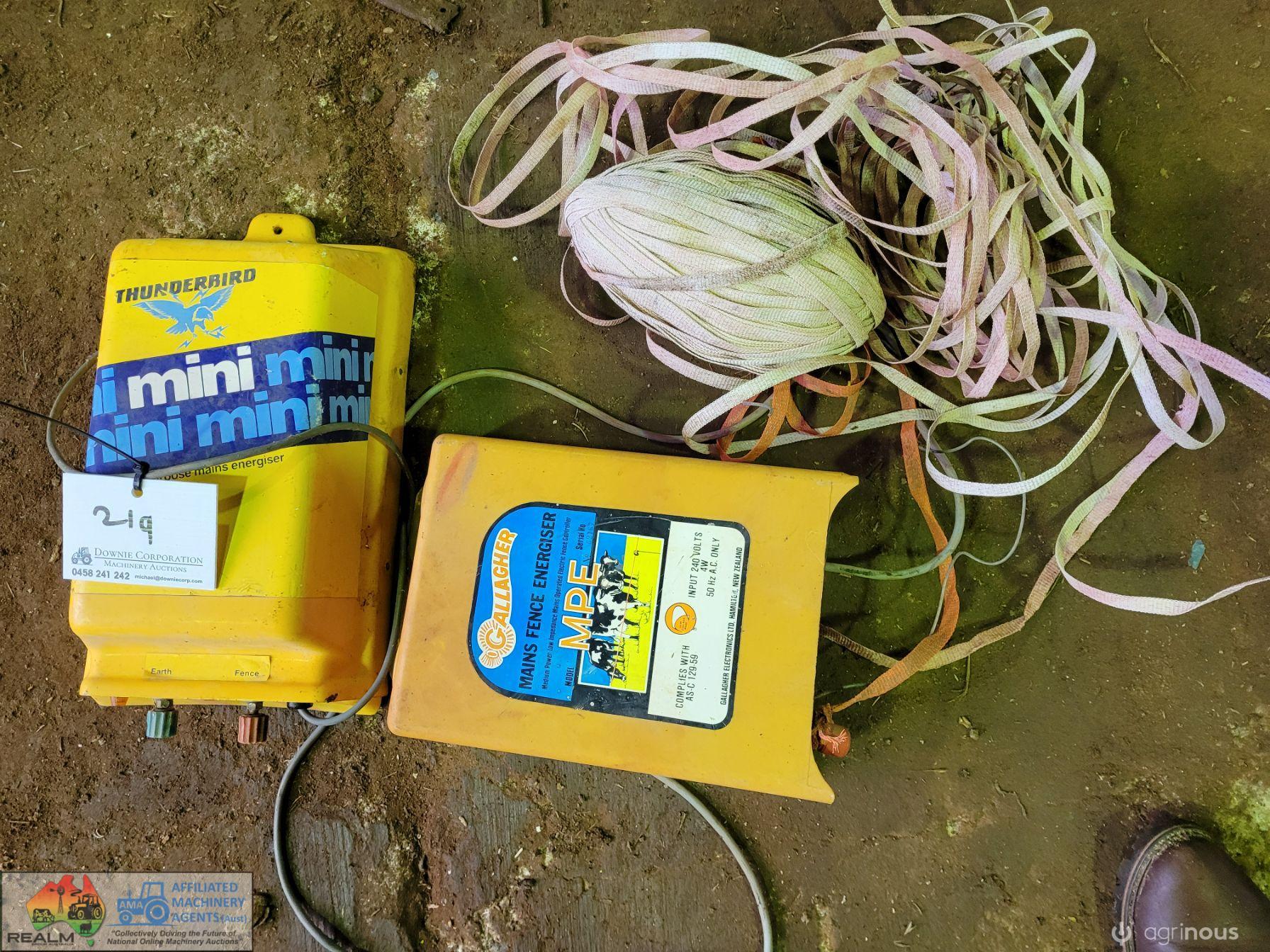 2x Mains Power Fence energizers & Hot Tape - photo 4