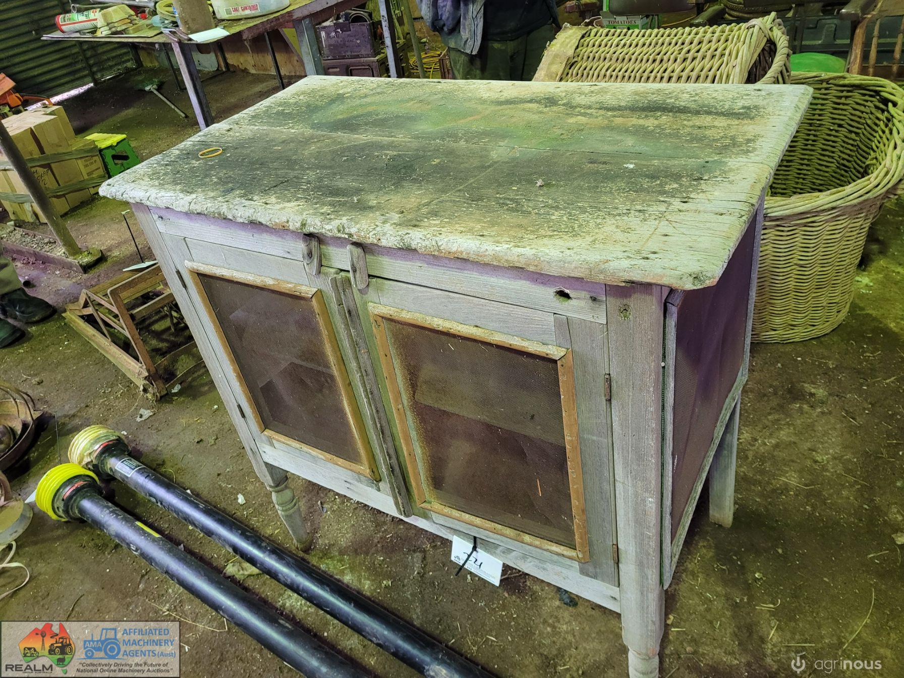 Vintage Timber Meat Safe (Good Cond.)