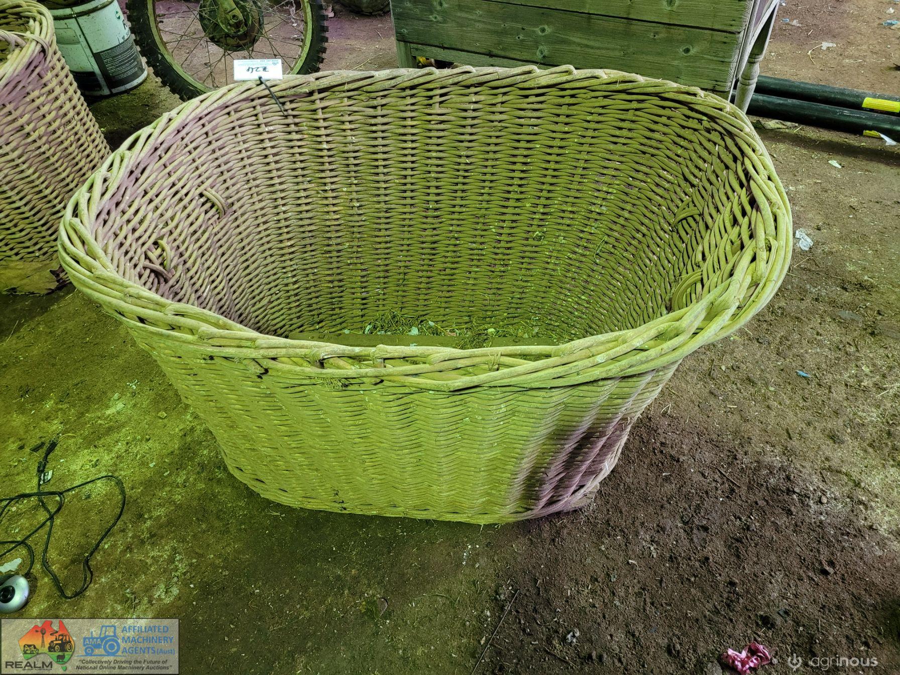 Large Oval H/duty Wicker Wool Basket - photo 5
