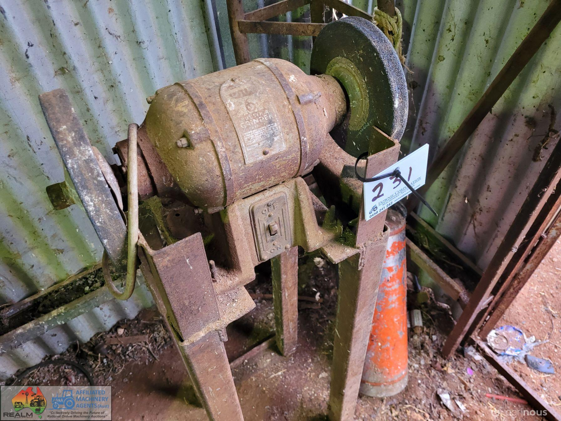 Electric Bench Grinder on Pedestal - photo 2