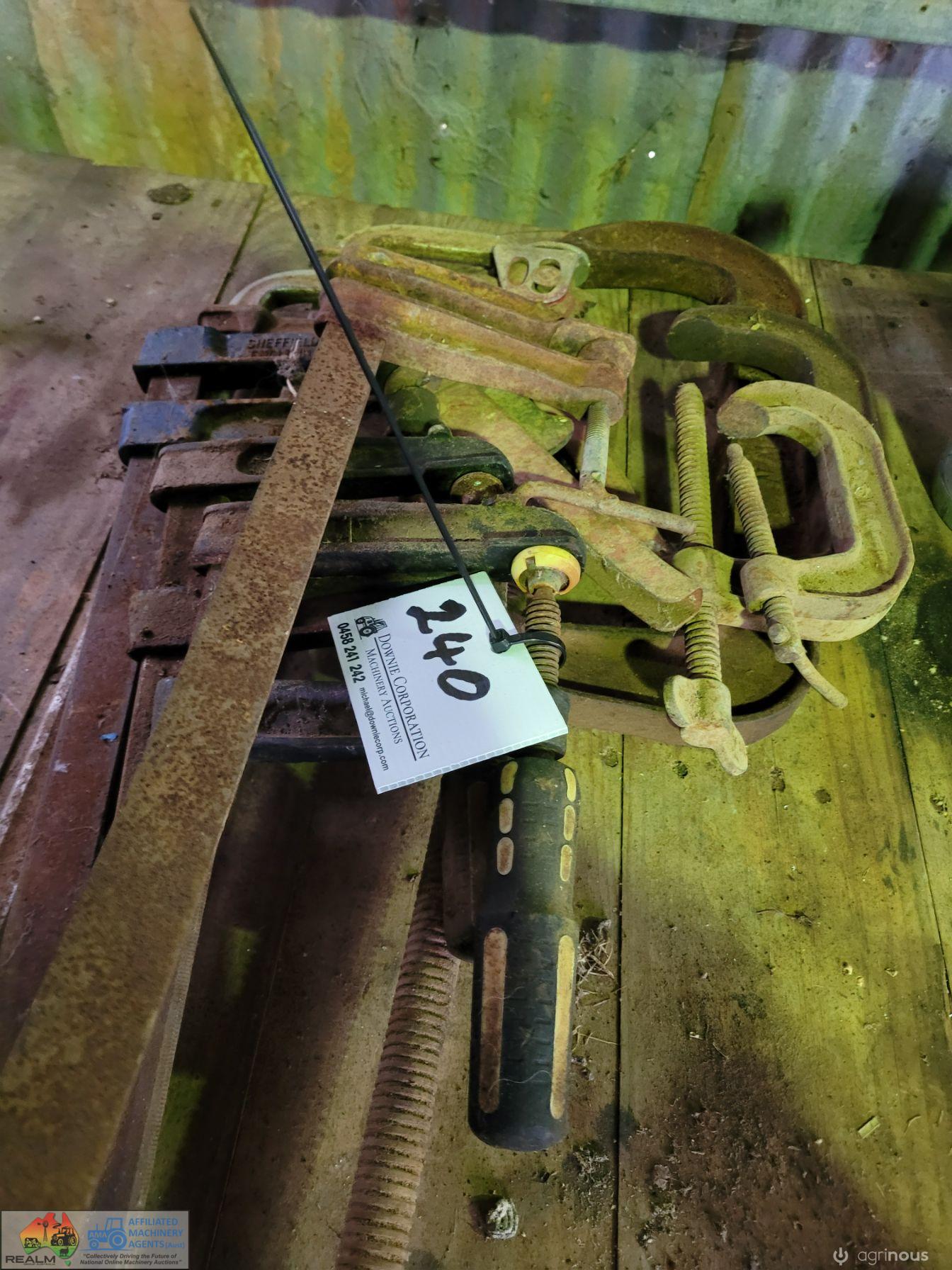 10x Assorted W/shop Clamps - photo 2