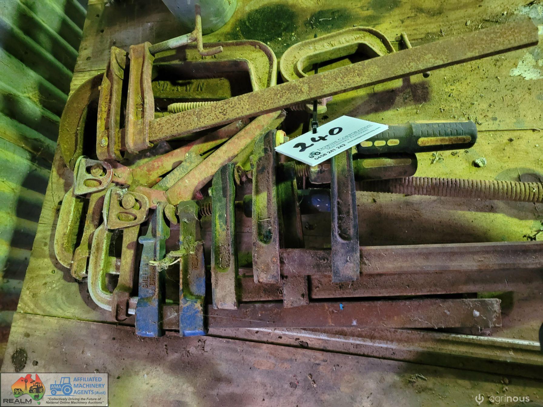 10x Assorted W/shop Clamps - photo 3