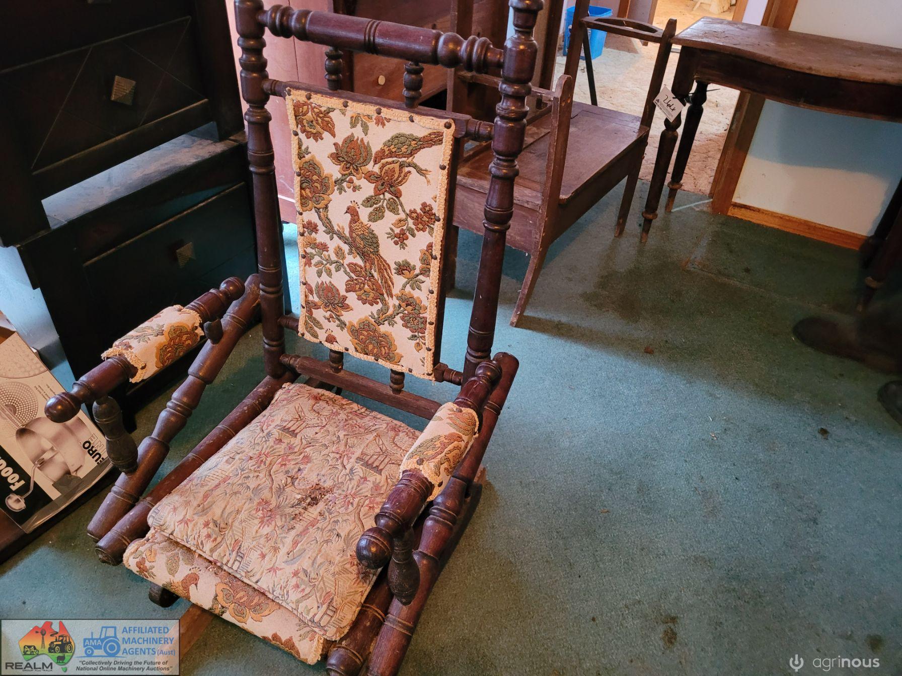 Antique Timber Rocking Chair