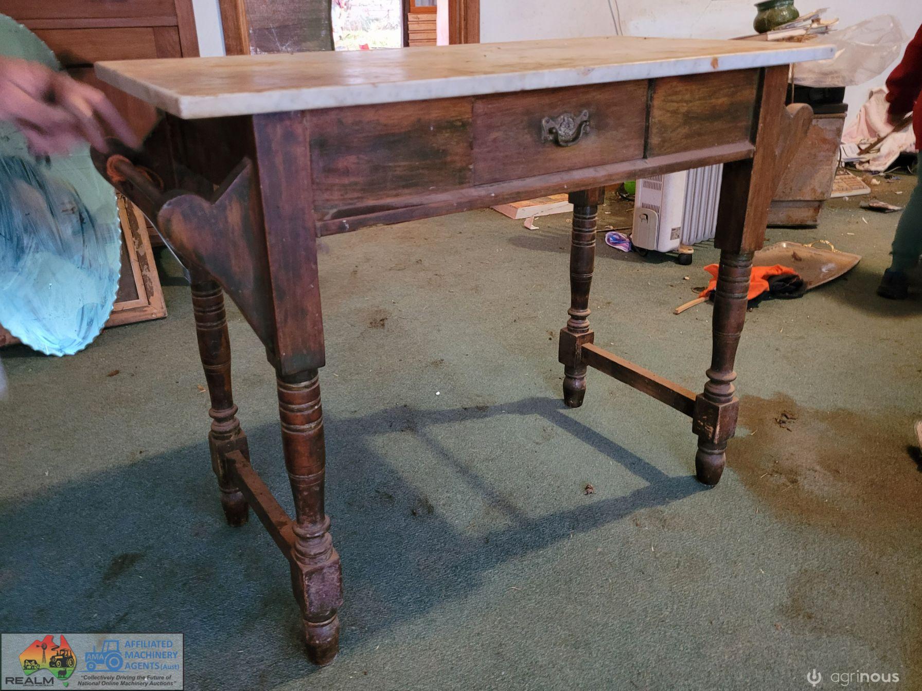 Marble Top Side Table - photo 5