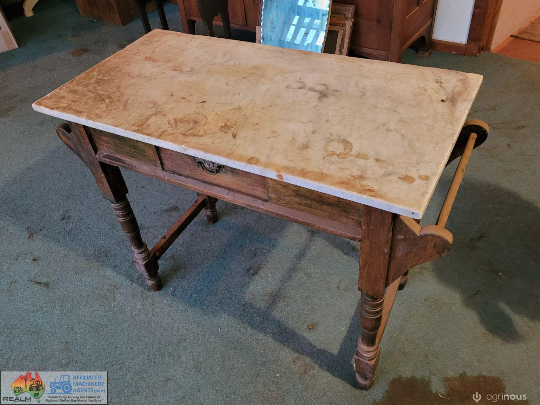 Marble Top Side Table - photo 2