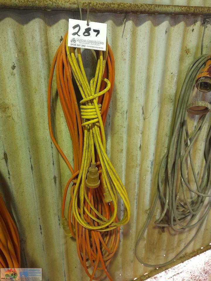 Assorted 10 Amp Power Extension Leads