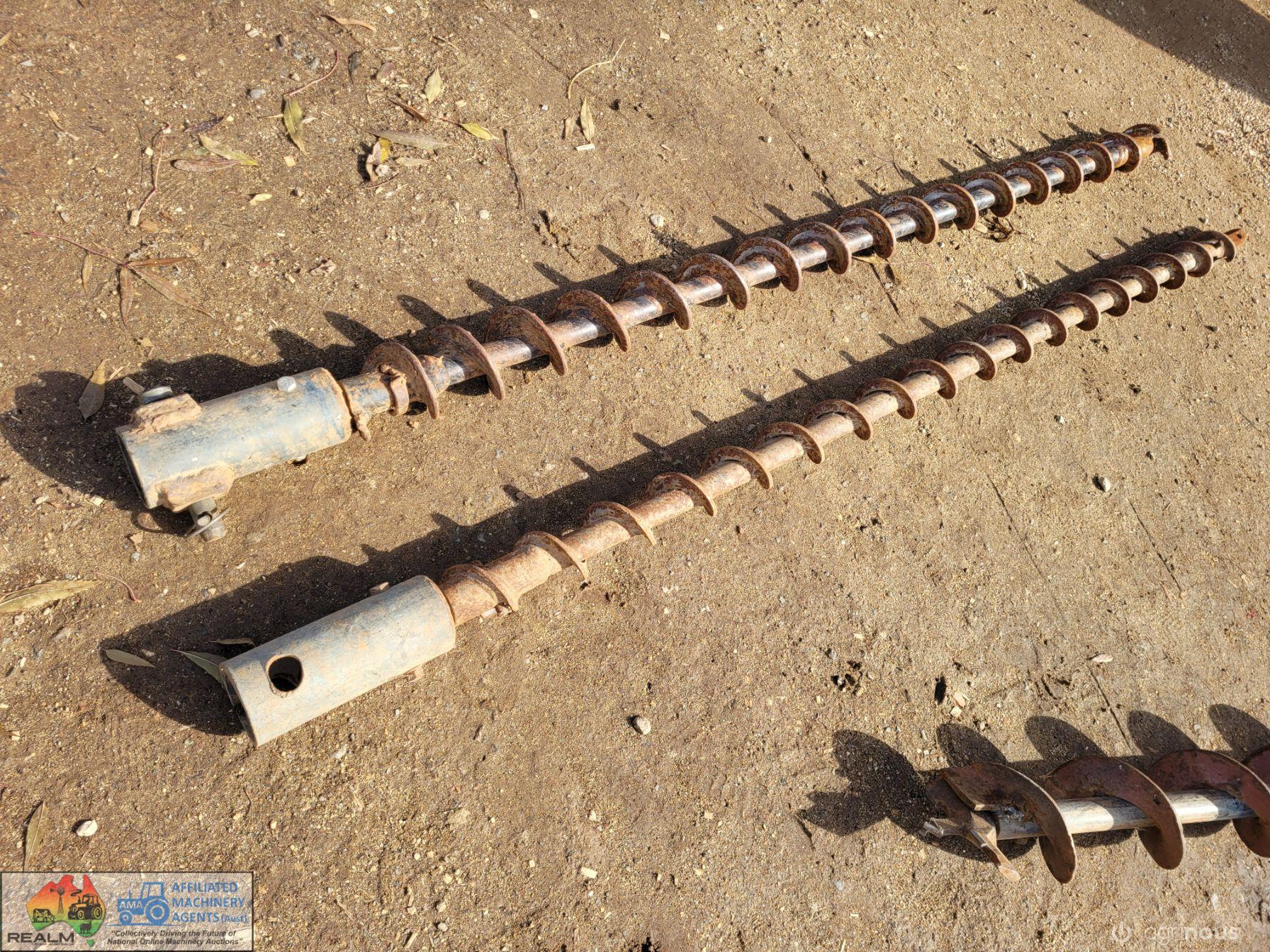 2x 85mm x 1.5m Augers with 65mm Drive Adapters - photo 4