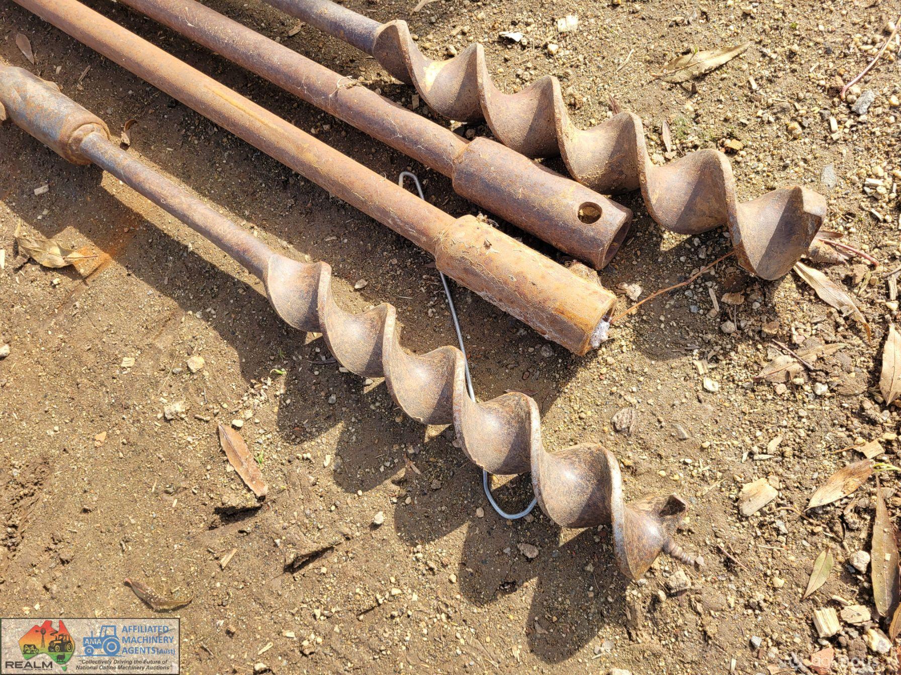 2x 45mm Wood Boring Augers & Extension Shafts - photo 2