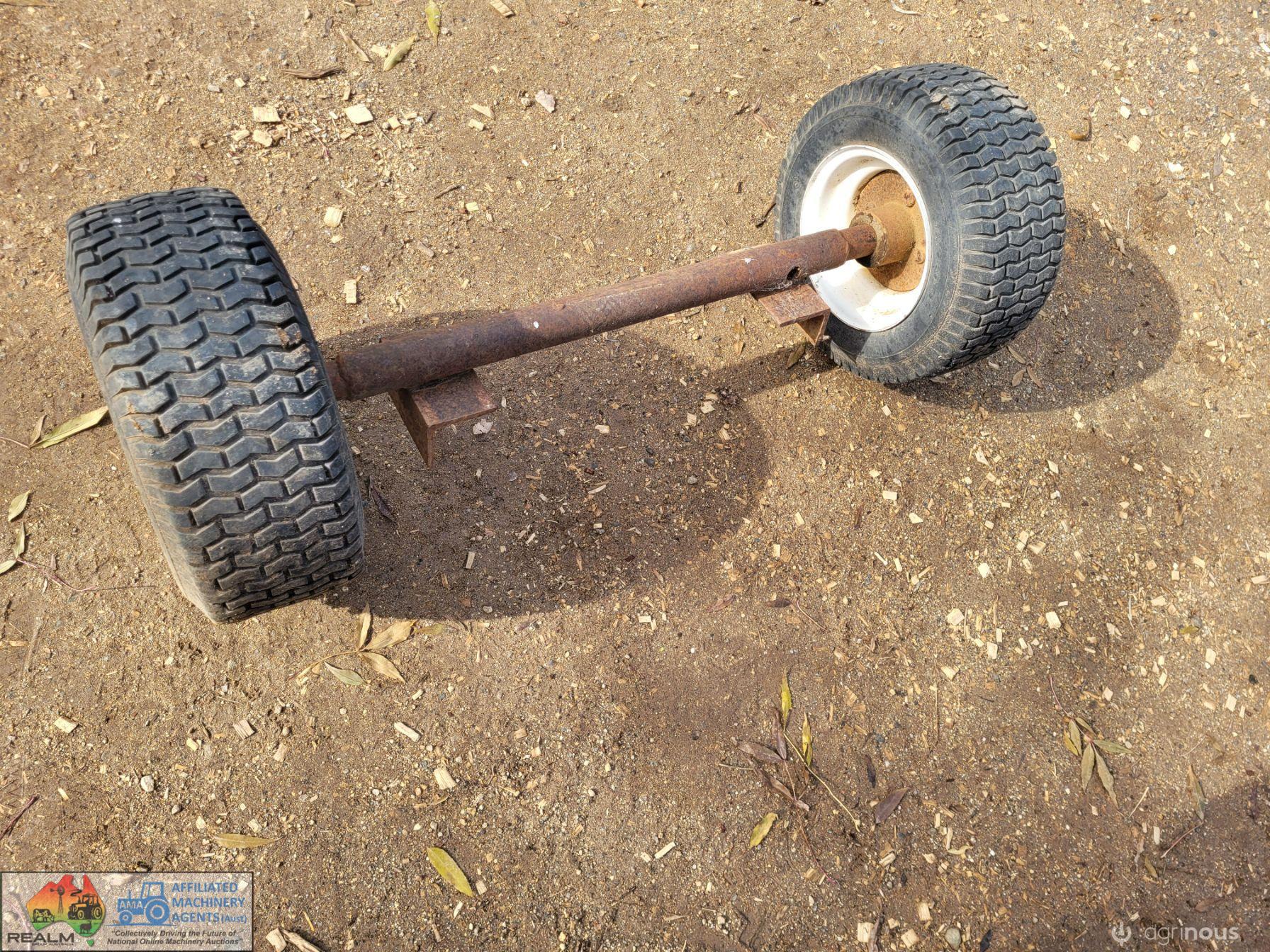 6.50x8" Lawn Mower Wheels on H/duty Axle - photo 2