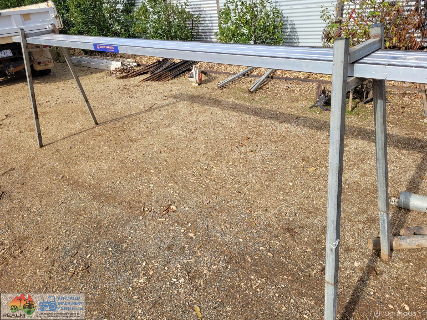 2x New 4m Alloy Tradesmen Planks & Trestle Legs - photo 3
