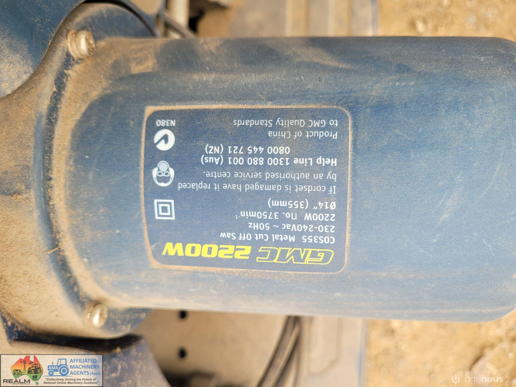 GMC 2200w Metal Cut-off Saw - photo 2