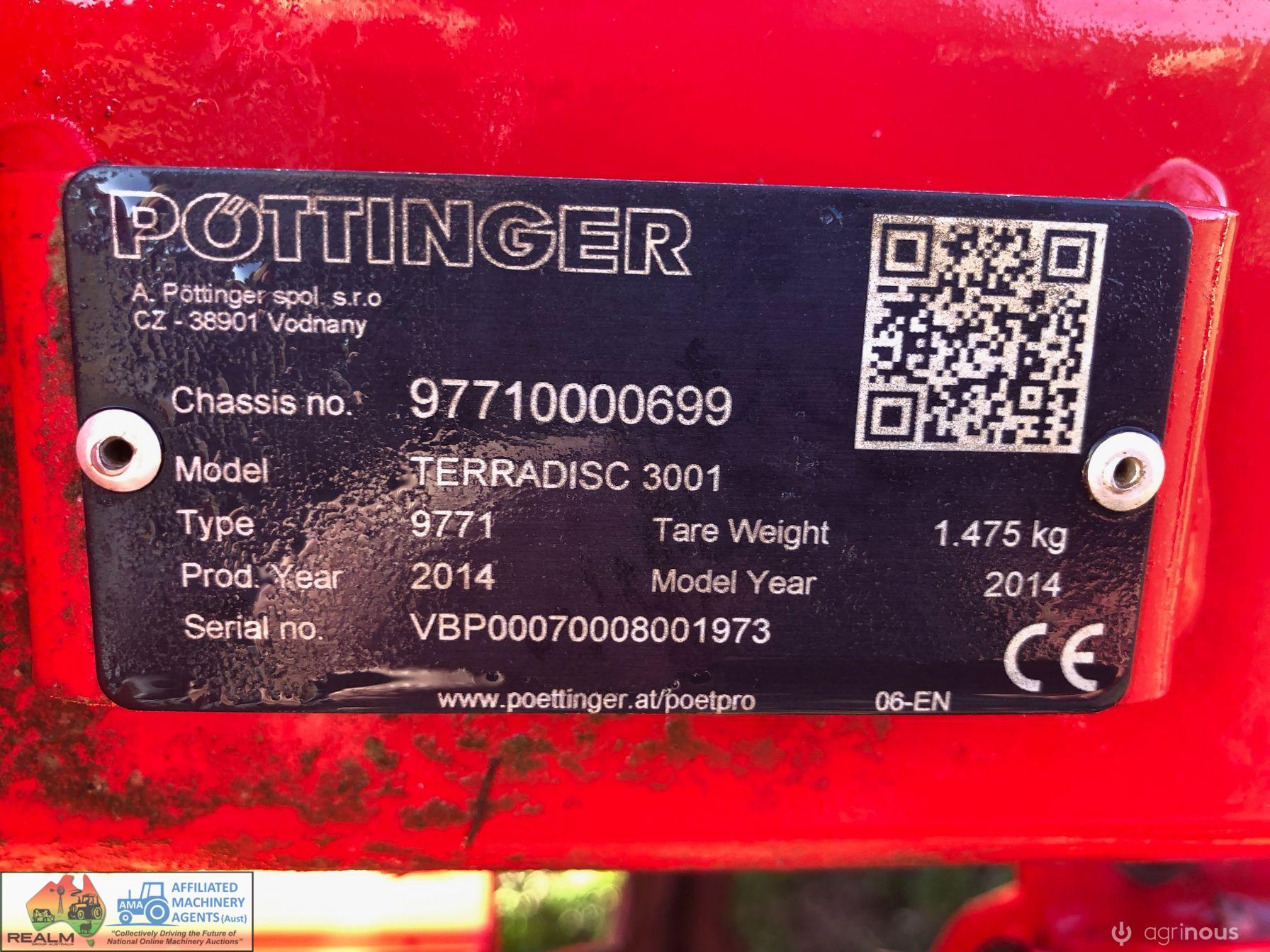 2016 Pottinger Terradisc 3001 - photo 4