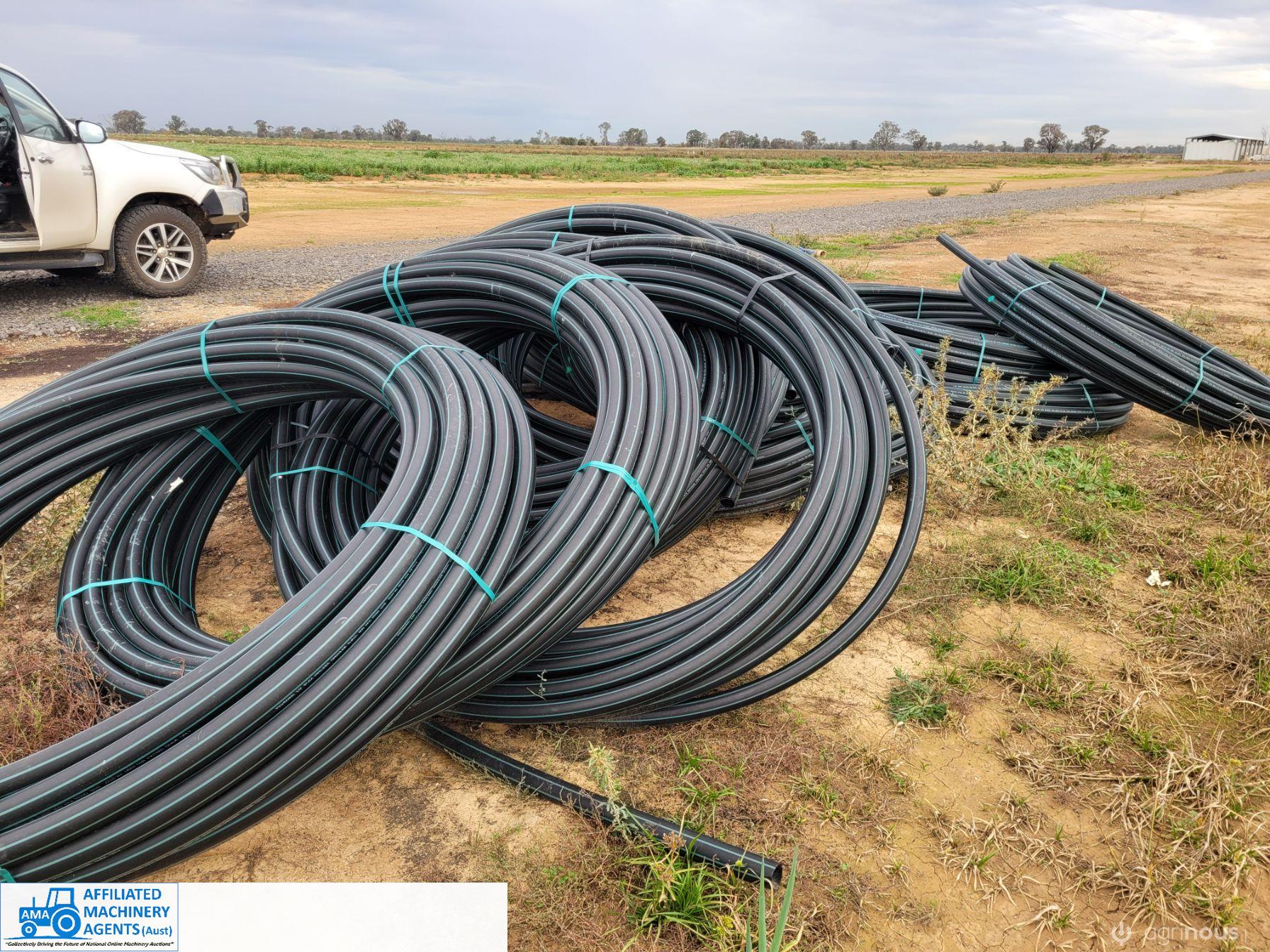 9x 100m Rolls of New 2" Rural Poly Pipe (No.2) - photo 5