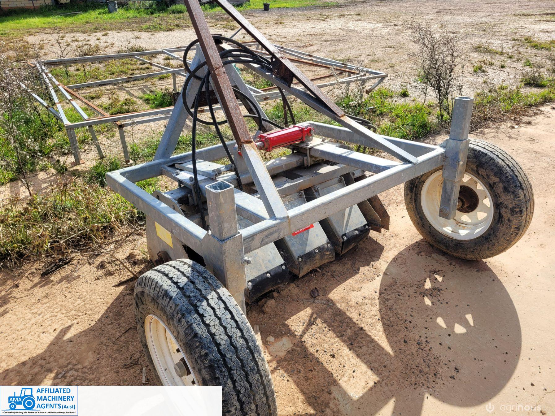 3 Row Hyd Drive Rotary Weeder ~ As New Cond.