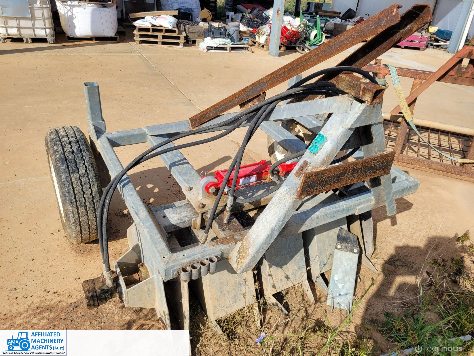 3 Row Hyd Drive Rotary Weeder ~ As New Cond. - photo 3