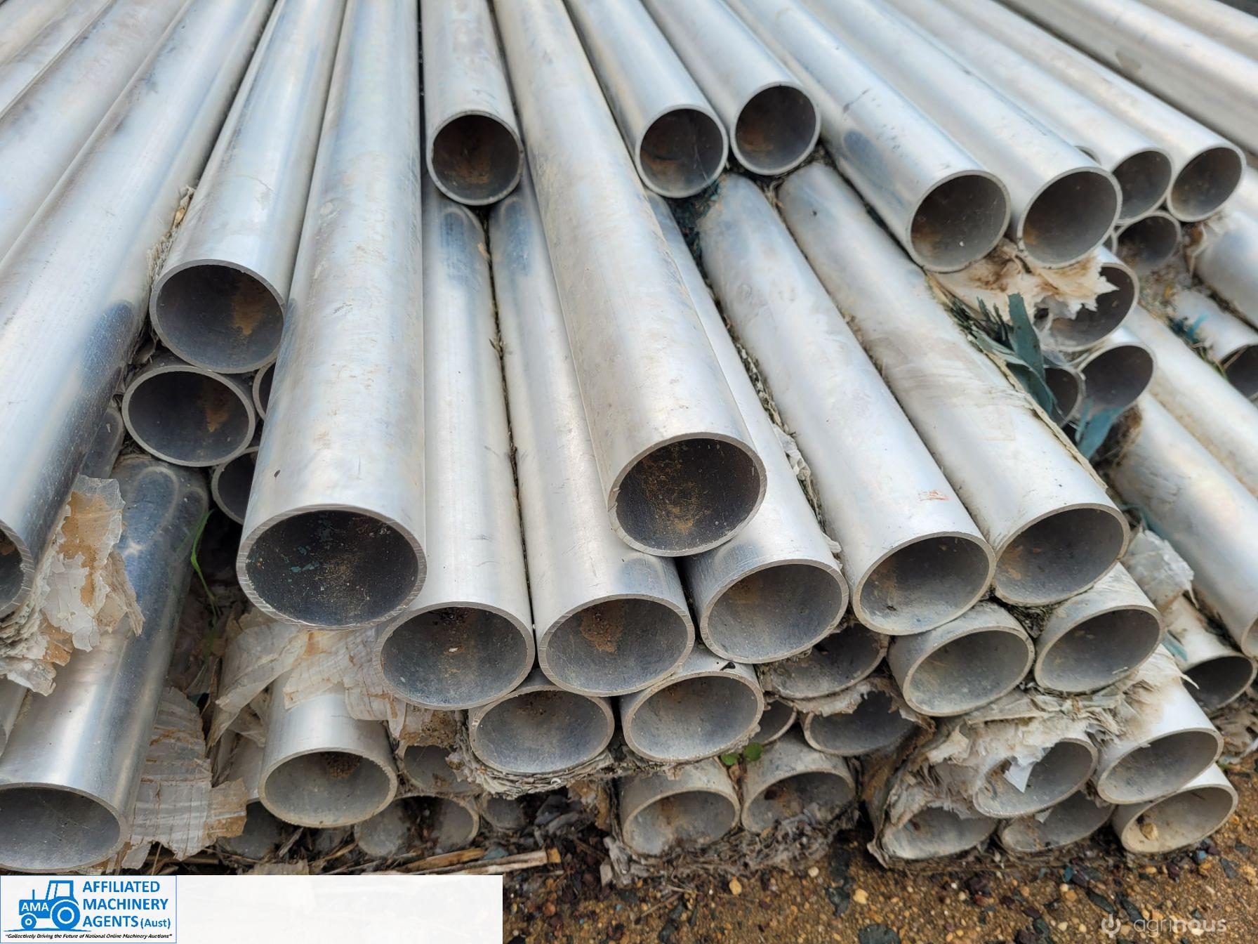 50 x 6m Lengths New (Un-used) 32mm Alloy Irrigation Pipe (No.2) - photo 2
