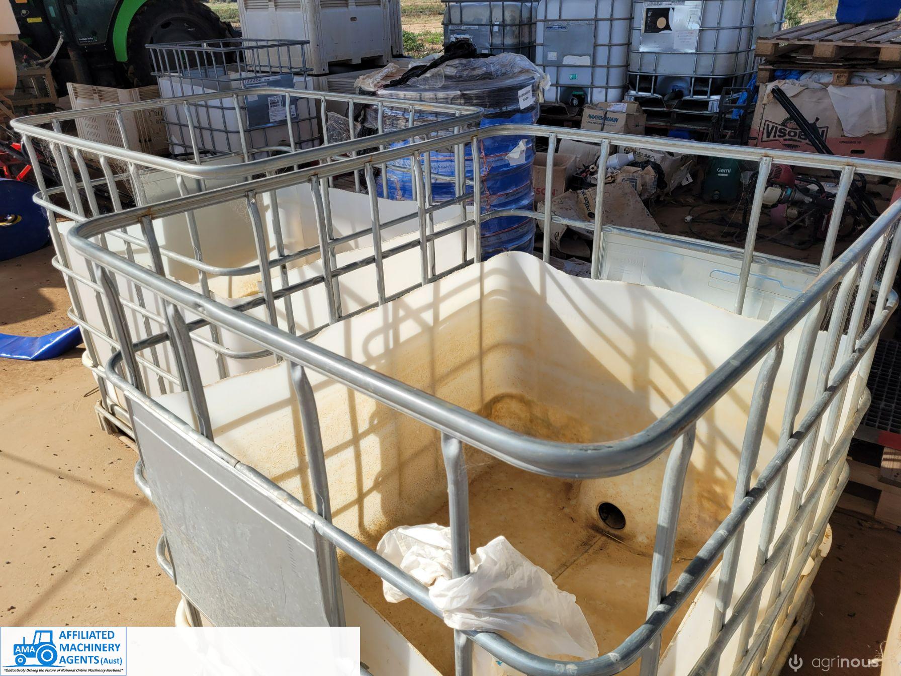 2x Open Top IBC Fertigation Tanks with Tap. - photo 2
