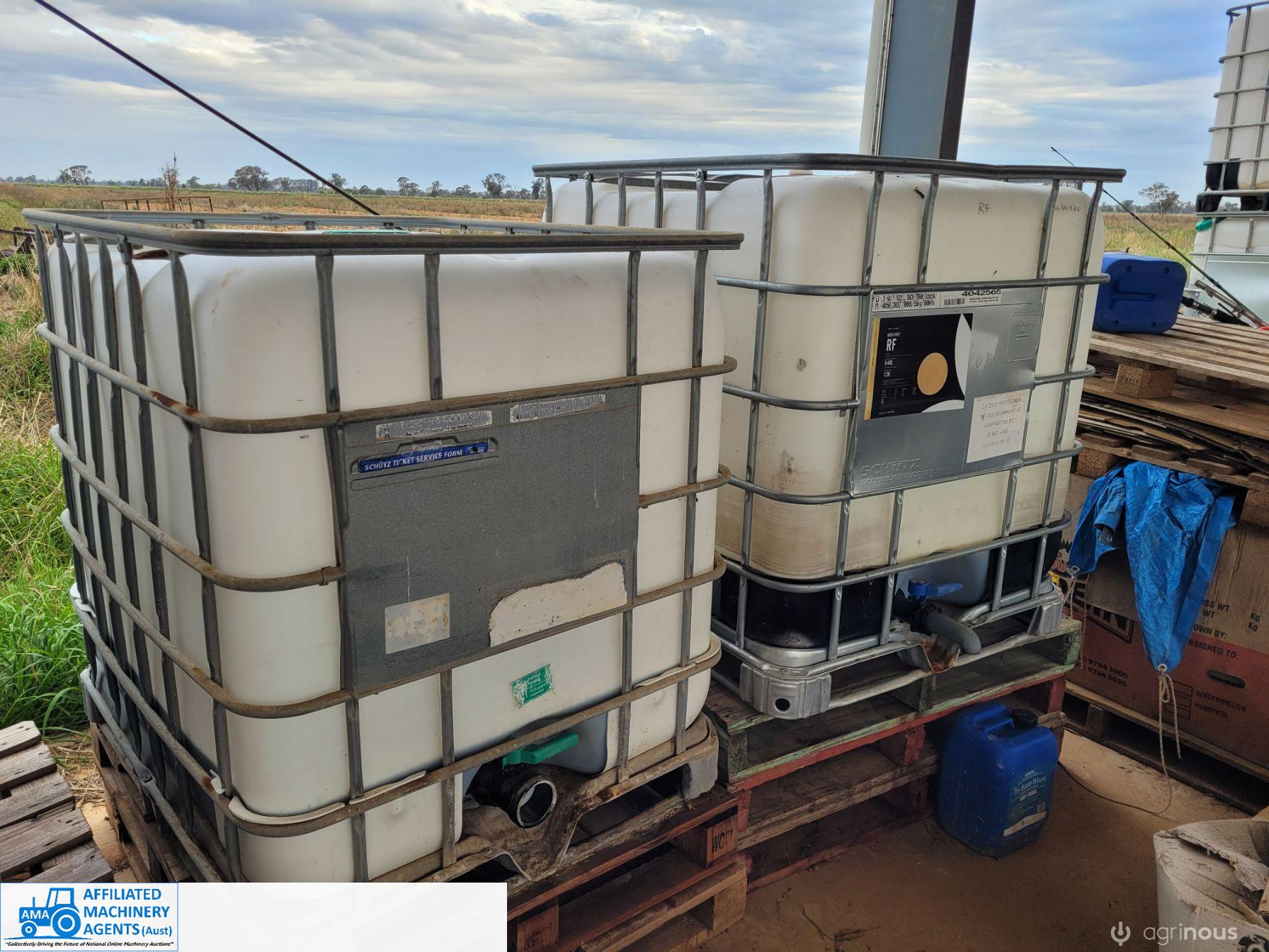 2x IBC 1,000 Ltr Tank with Tap.
