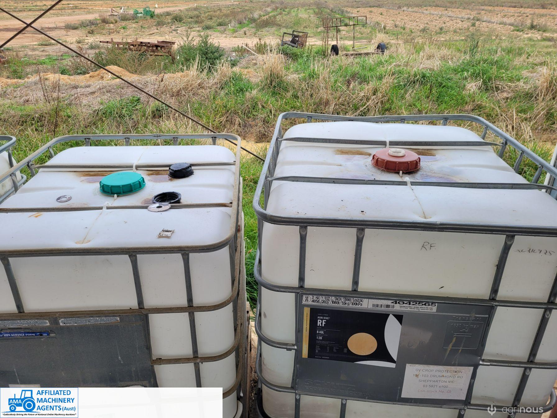 2x IBC 1,000 Ltr Tank with Tap. - photo 2